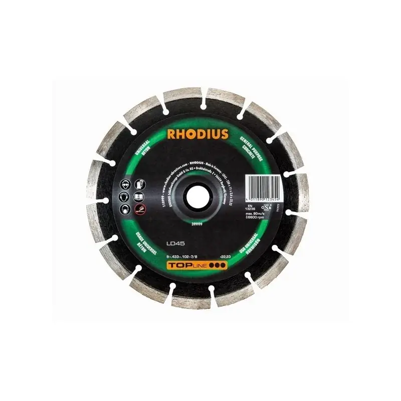 Prix Bas Disque diamant TOPLINE diamètre 400 mm – 11 x 3,2 mm alésage 25,4 mm
