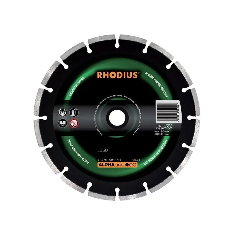 Solde Disque diamant ALPHALINE diamètre 300 mm – 7 x 2,5mm alésage 25,4 mm