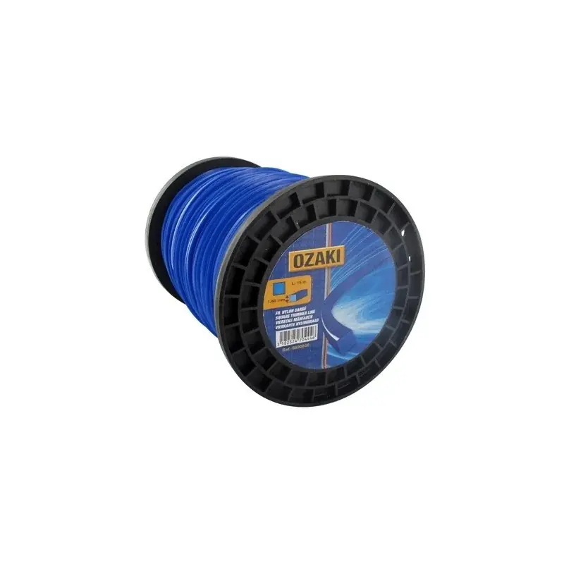 Prix Réduit Bobine fil nylon carré OZAKI 200 m diamètre 3,30 mm