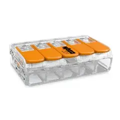 Bornes de raccordement COMPACT 4mm² transparent – WAGO – 221-415 BT25 Prix Réduit