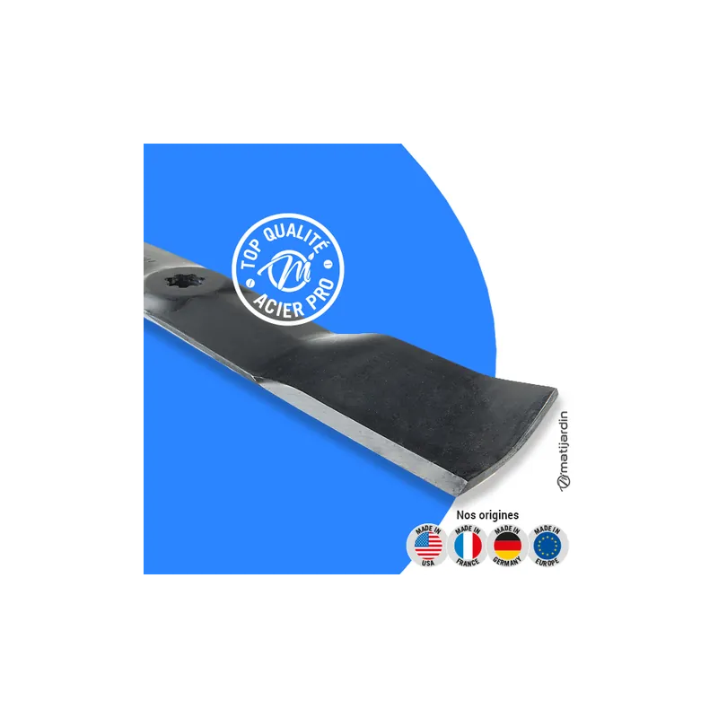 Vente Flash Lame tondeuse pour John Deere Riders 190C GY20684 coupe 47,3 cm