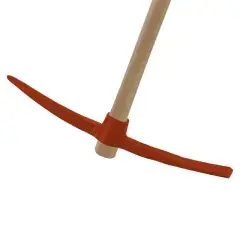 Meilleur Prix Pioche terrassier ESSENTIEL en acier 2,5kg avec manche bois brut 90cm – MERMIER – 985106