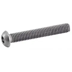 Vis à métaux tête bombée hexagonale creuse teton inviolable A2 ISO 7380 5X40 boîte de 100 – ACTON – 628025X40 Certifié