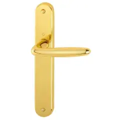 HOPPE 2367383 ensemble sur plaques Roissy laiton bec de cane Acheter En Ligne