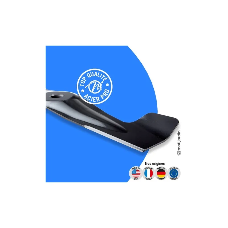Lame tondeuse pour John Deere R54VE SAU10546 coupe 53,5 cm Prix Cassé