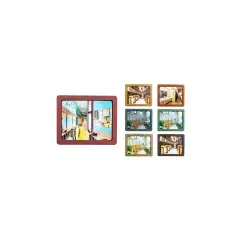 Miroir sanitaire plat 390x490mm bleu – SOCOMIX – MP 54-LUX BLEU Promotion Saisonnière