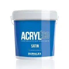Meilleur Choix Peinture finition Acryl‘éco satin blanc gamme ECO 15l – DURALEX – 117100231