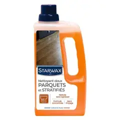 Haute Qualité Nettoyant doux 1l pour parquets et sols stratifiés – STARWAX – 996