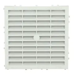 Grille de ventilation carrée 150 spécial façade avec moustiquaire 179×179 – NICOLL – M164 Top Vente