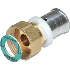 Expédition Rapide Raccord droit écrou tournant joint plat type H 16×1/2P-2 – COMISA – 87.42.150