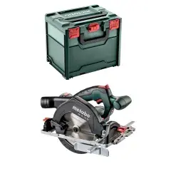 Meilleure Vente Scie circulaire 18V KS 18 LTX 57 (sans batterie ni chargeur) + coffret – METABO -X340 METABO 601857840