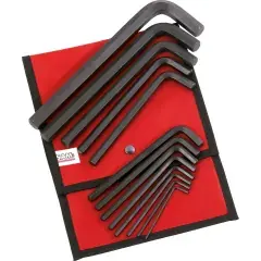 Trousse avec 8 clés mâles coudés courtes 6 pans en mm – SAM OUTILLAGE – 62-TR8 Prix Réduit