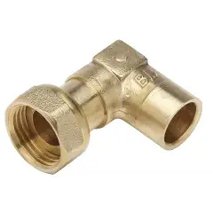 Raccord gaz coudé 90 1/2 14 + joint – BANIDES – 291612 Prix Choc