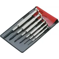 Soldes Trousse de 6 micro-tournevis pour vis à fente – SAM OUTILLAGE – 269-FJ-6