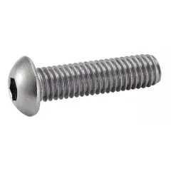 Vis à métaux tête bombée hexagonale creuse inox A2 ISO 7380 4X8 boîte de 200 – ACTON – 622024X8 Haute Qualité