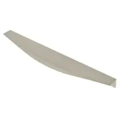 Nouveauté Poignéee profil courbe plat de longueur 290mm entraxe 224mm aluminium finition nickel mat – CADAP – P0524/290/19S