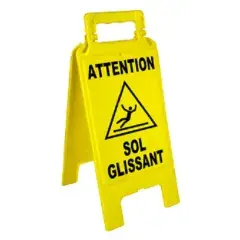 Chevalet de signalisation ‘‘Sol glissant‘‘ 600X275mm – NOVAP – 4291000 Vente Flash