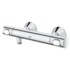 Mitigeur de douche thermostatique mural chromé GROHTHERM 500 GROHE 34795000 Satisfait Ou Remboursé