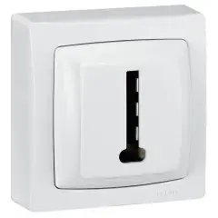 Prise téléphone 8 contacts ASL appareillage saillie complet blanc – LEGRAND – 086038 Dernière Chance
