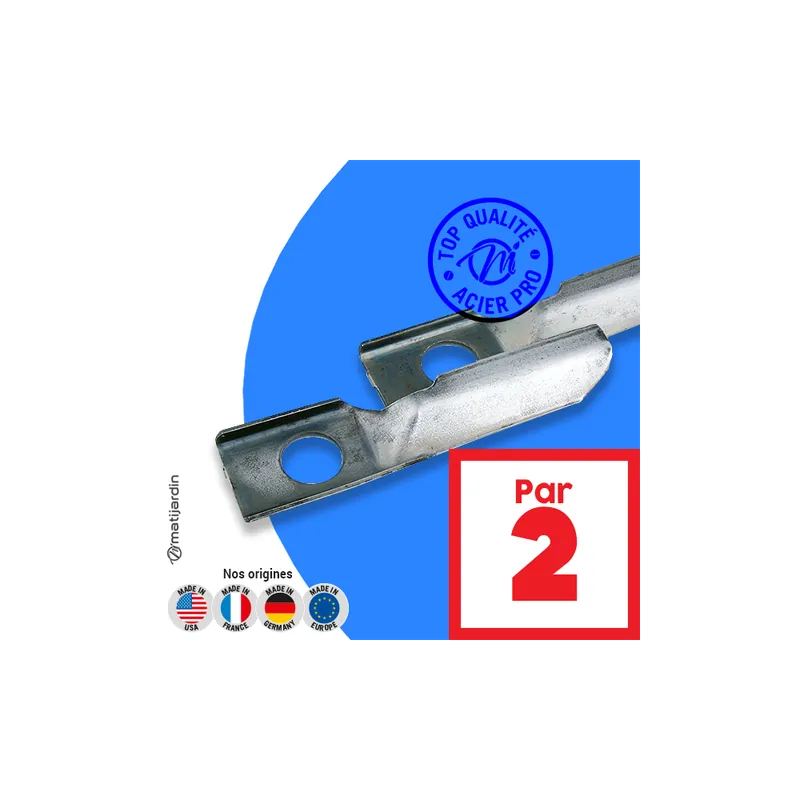 Certifié Lame tondeuse pour Stiga tornado 1111-9002-00 coupe 12,7 cm
