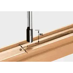 Fraise à rainurer HW S12 D16/45 – FESTOOL – 491090 Quantité Limitée