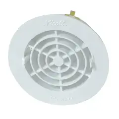 Produit De Marque Grille de ventilation à encastrer aération intérieur à fermeture PVC D 100mm blanc – NICOLL – 1FATM100