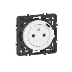 Meilleur Choix Prise surface CÉLIANE avec chargeur USB type-C blanc – LEGRAND – 068127