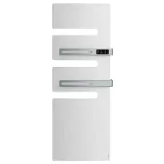Offre Exclusive Sèche-serviettes SERENIS PREMIUM connecté soufflant mat à gauche 750 + 1000W blanc carat – ATLANTIC – 850658
