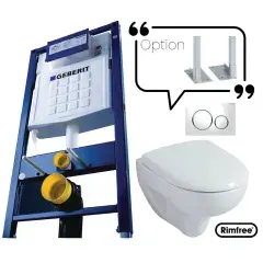 Bâti-support en applique sans jeu de pieds autoportant – GEBERIT – PROMO2 Produit De Marque
