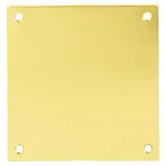 Offre Limitée Plaque de propreté 50x50mm laiton poli - HERACLES - 251352