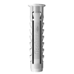 Dernier Modèle Chevilles à expansion nylon avec collorette S 5X25mm boîte de 100 – FISCHER – 70005