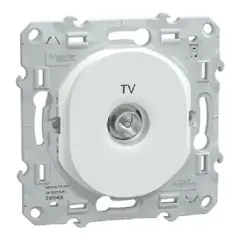 Meilleure Vente Mécanisme prise TV OVALIS simple blanc – SCHNEIDER ELECTRIC – S320405
