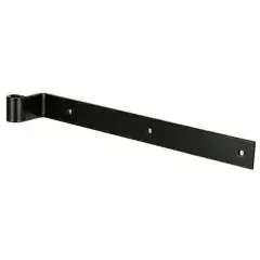 Achetez Aujourd&rsquo;hui Penture droite coudée à 35 pré percée noir 38x5mm R14 en 300mm – WAELBERS – 531207.32