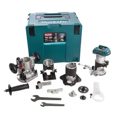 Affleureuse 18V LXT DRT50ZJX3 (sans batterie ni chargeur) en coffret MAKPAC avec accessoires – MAKITA – DRT50ZJX3 Offre Exclusive