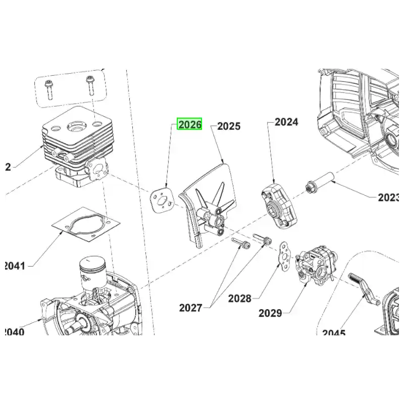 Expédié Aujourd&rsquo;hui Joint deflecteur / cylindre débroussailleuse RYOBI RBC254SBO