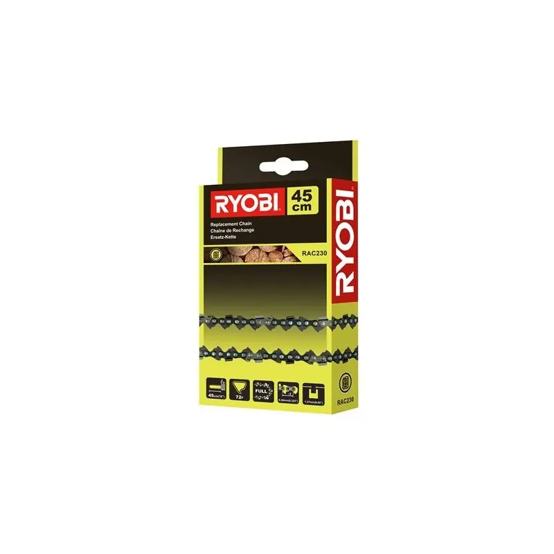 Chaîne RAC230, 45 cm tronçonneuses RYOBI RCS5145B Usine Directe