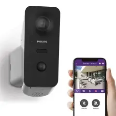 Caméra extérieure motorisée et connectée + autotracking WelcomeEye View – PHILIPS – 531050 Remise