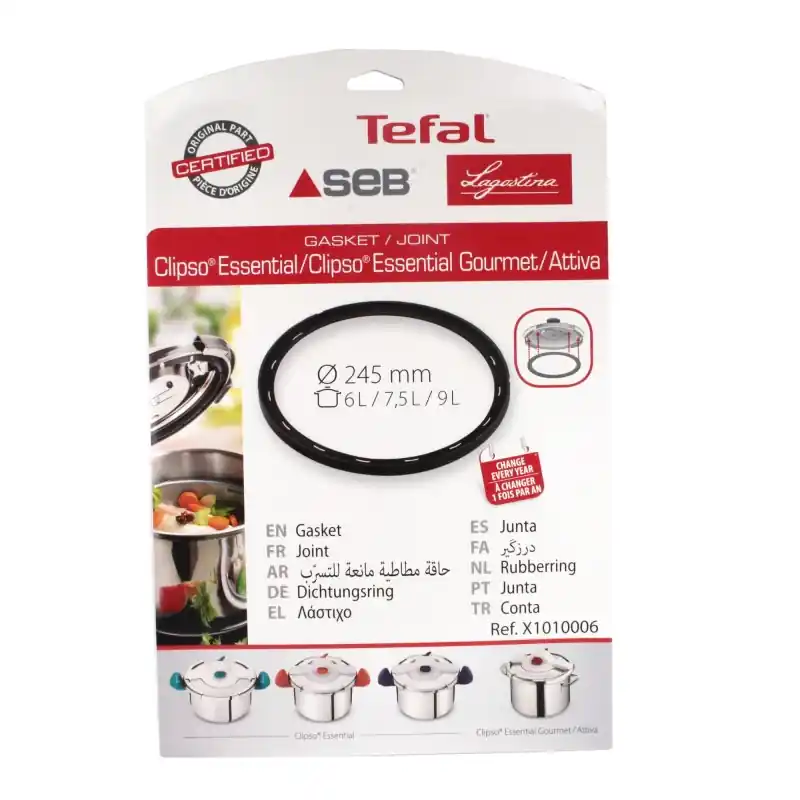 Joint autocuiseurs SEB CLIPSO ESSENTIAL – ESSENTIAL GOURMET/ATIVA 6L/7.5L/9L Vente Directe
