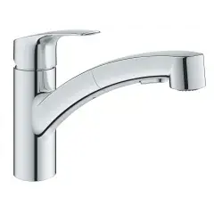 Satisfait Ou Remboursé Mitigeur d’évier monocommande EUROSMART bec bas chromé GROHE PROFESSIONAL 30355001