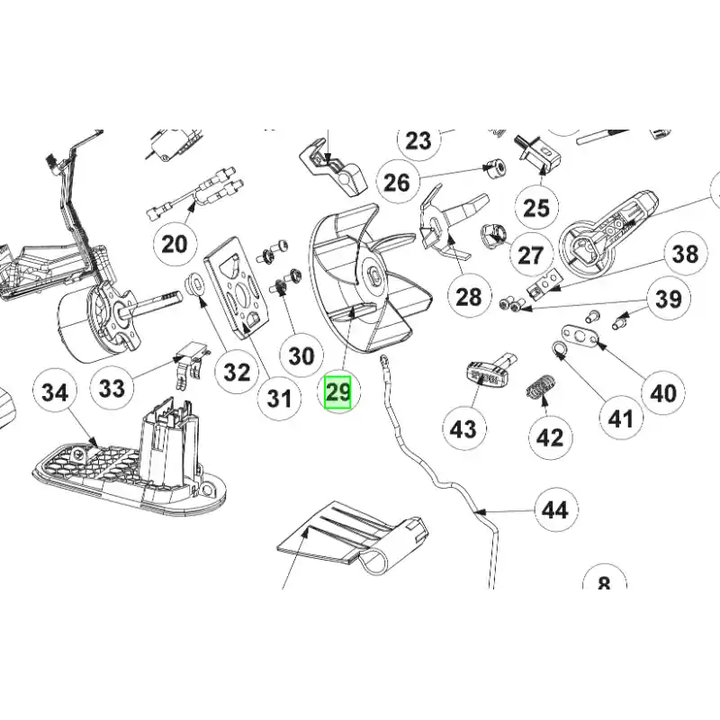 Seulement Aujourd&rsquo;hui Turbine pour aspirateur / souffleur RYOBI RBV1840 – RBV1850