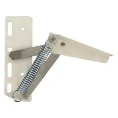 Ferrure d’abattant avec ressort ouverture 75° acier droite – LMC – FER60D Usine Directe