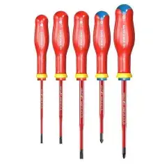 Solde Jeu de 5 tournevis isolés 1000 V – FACOM – AD.J5TVEPB