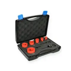 Coffret de 6 trépans HSS bi-métal spécial plombier 19 à 57mm – HANGER – 150497 Bon Marché