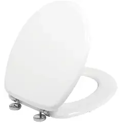 Abattant wc WOODY en charnière inox laqué blanc – WIRQUIN – 21230004 Retour Gratuit