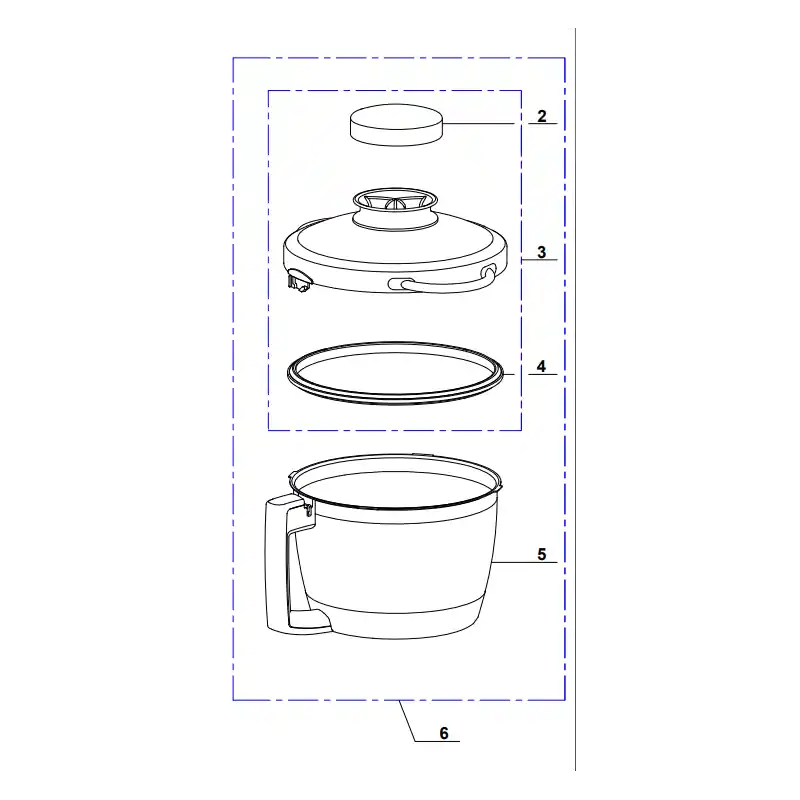 Super Prix Ensemble cuve complète pour robot patissier MAGIMIX