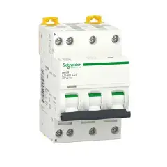 Disjoncteur modulaire ACTI9 IDT40T 3P+N courbe C 4500A / 6kA 20A – SCHNEIDER ELECTRIC – A9P22720 Must-Have