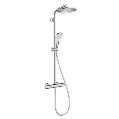 Nouveauté Colonne de douche CROMETTA S 240mm / 1 jet avec mitigeur thermostatique – HANSGROHE – 27268000