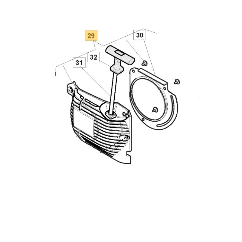 Authentique Lanceur de démarrage tronçonneuse Stiga SP 36 et SP 43