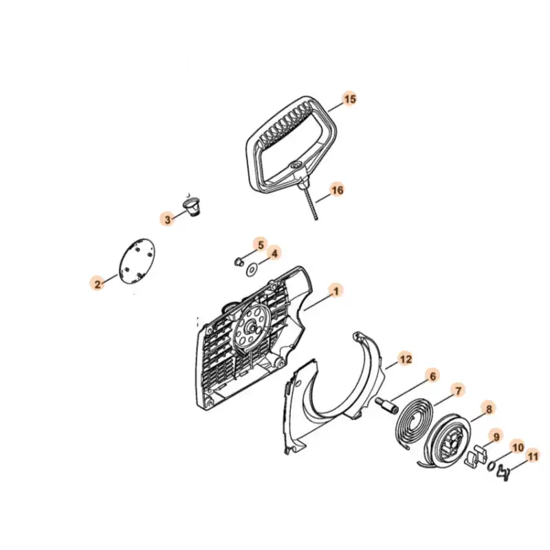 Lanceur pour tronçonneuse Stihl MS 461 R Acheter Direct