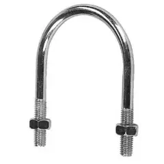 Bride étrier en acier zingué D 8mm 33x42mm – CHAUBEYRE – 8210007 Dernier Modèle